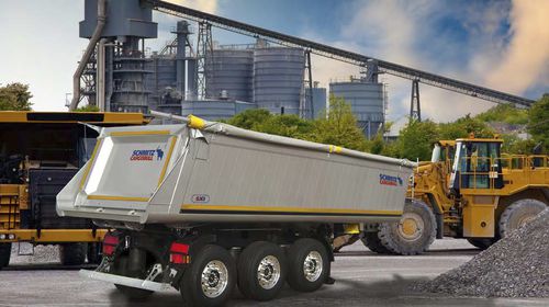 Remolque volquete - S.KI series - Schmitz Cargobull - para obras / de 3 ejes / de acoplamiento