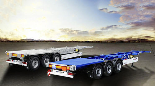 Semirremolque para contenedores - S.CF STRAIGHT 20 20', S.CF STRAIGHT 18 20' - Schmitz Cargobull - de 3 ejes / de acoplamiento