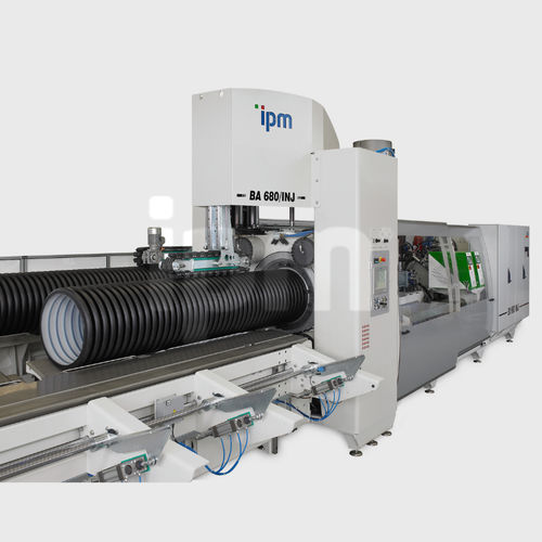 Acampanadora automática - INJ - IPM ITALIAN PLASTIC MACHINERY - para tubos de PE / para tubo de PP / para línea de extrusión