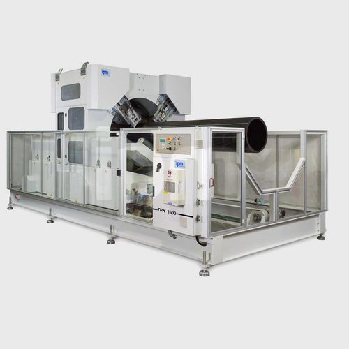Máquina de corte de cuchilla - TPK series - IPM ITALIAN PLASTIC MACHINERY - para material plástico / de tubos / controlada por PLC