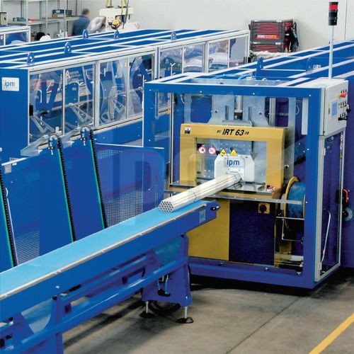 Máquina de embalaje automática - IRT series - IPM ITALIAN PLASTIC MACHINERY - controlada por PLC / en línea / para tuberías