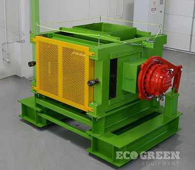 Molino para caucho - ECO Krumbuster® - ECO Green Equipment, USA - de cilindros / horizontal / hidráulico