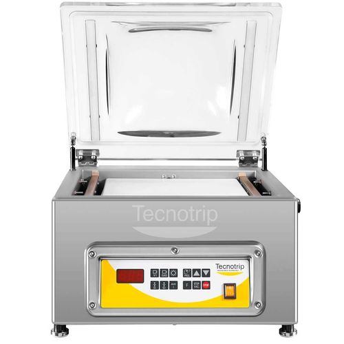 Máquina de acondicionamiento de vacío - EVT-10-TD - TECNOTRIP - semiautomática / con alimentación manual / de mesa