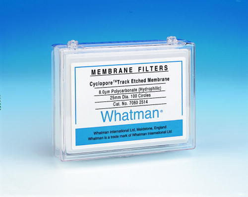 Cartucho filtrante para disolvente - Cyclopore series - Whatman - para microfiltración / de poliéster / para aplicaciones polímericas