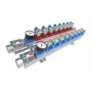 Manifold multivía - AMS - TESEO - aluminio / de vacío / neumático