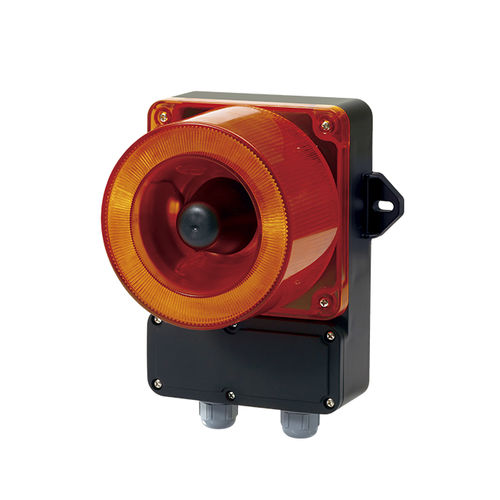 Difusor de alarma sonora con avisador luminoso de flash - QWCD35T - Qlight Co., Ltd. - con luz permanente / de bocina / electrónico