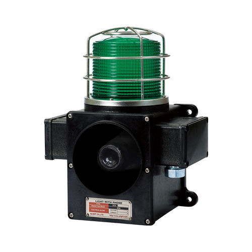 Difusor de alarma sonora con avisador luminoso de flash - SCDWL series - Qlight Co., Ltd. - con luz permanente / de bocina / electrónico
