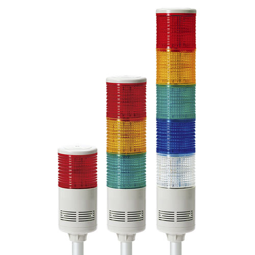 Columna de señalización LED - ST80L-W series - Qlight Co., Ltd. - de flash intermitente / de 2 colores / de 3 colores