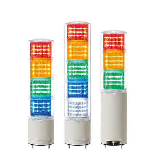 Columna de señalización LED - QTC70ML - Qlight Co., Ltd. - de flash intermitente / permanente / de 2 colores