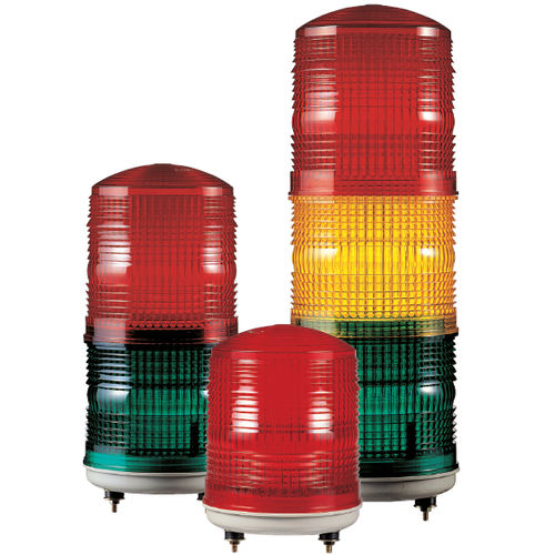 Columna de señalización de flash intermitente - S125TL series - Qlight Co., Ltd. - de 3 colores / IP44