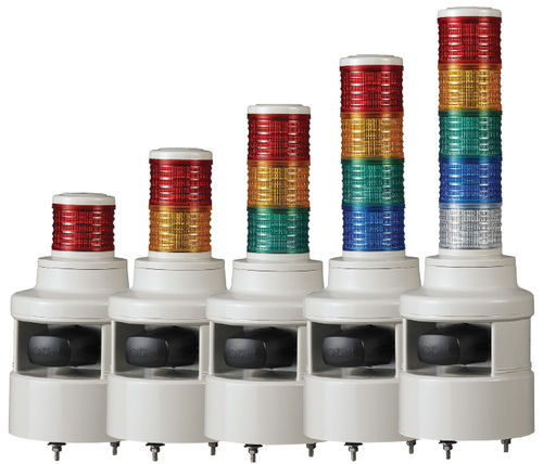 Columna de señalización LED - STD56EL series - Qlight Co., Ltd. - de flash intermitente / de 2 colores / de 3 colores
