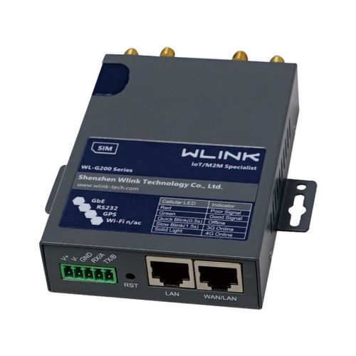 Router de vigilancia por GPS - G200-LF12 GPS | Global - Shenzhen Wlink Technology Co., LTD - celular / 4G LTE / Gigabit Ethernet