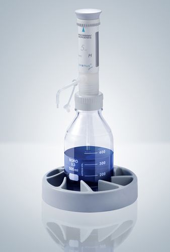 Distribuidor manual - 1 - 50 ml | ceramus® classic fix series - Hirschmann Laborgeräte GmbH & Co. KG - de frascos