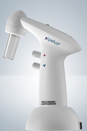Auxiliar de pipeteado alimentado por batería - 0.1 - 200 ml, 100 - 240 V | pipetus® series - Hirschmann Laborgeräte GmbH & Co. KG