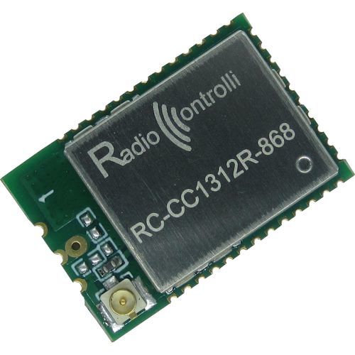 Módulo transceptor banda ISM - RC-CC1312R-868 - Radiocontrolli S.R.L. - Internet / FSK / RF