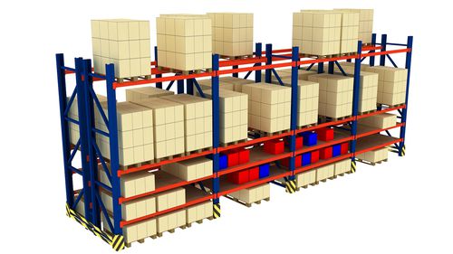 Sistema de estanterías combinado - IMVO - para cargas pesadas / con paleta