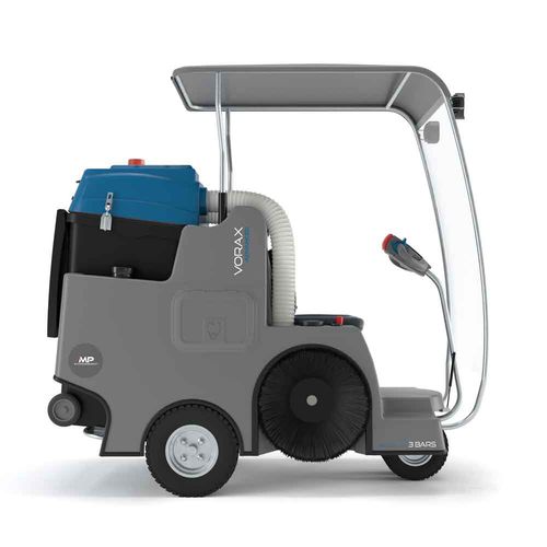 Barredora con operador a bordo - VORAX Advanced - MP ENVIRONNEMENT - eléctrica / de desechos / compacta