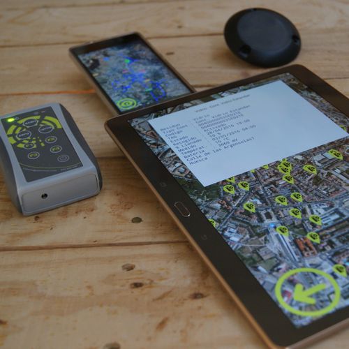 Aplicación móvil gestión de incidencias de servicio urbano - Distromel, S.A. - en tiempo real / Androïd / Bluetooth