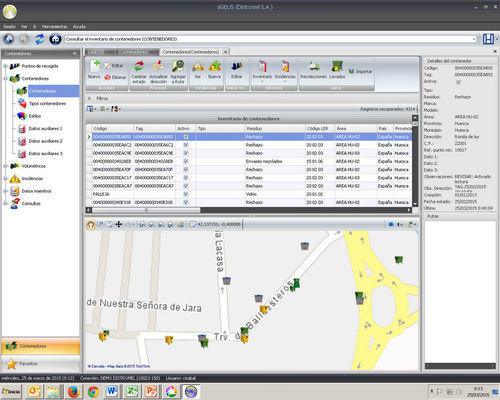 Software de gestión de servicios urbanos - siGEUS - Distromel, S.A.
