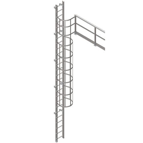 Escalera de PRFV - CSCALA3UL - M.M. srl - simple / de crinolina