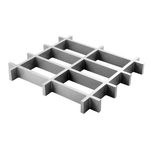 Rejilla de composite - M.M. srl - de poliéster reforzado con fibras de vidrio / de malla rectangular / para valla