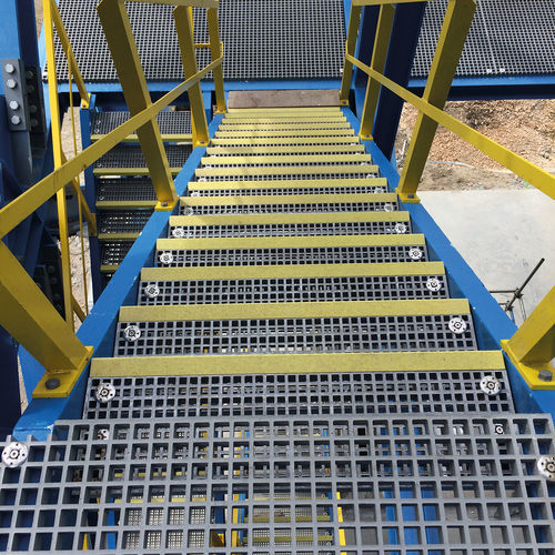Escalera fija recta - GRADINI - M.M. srl - de PRFV