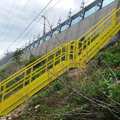 Escalera fija recta - M.M. srl - de exterior / de PRFV