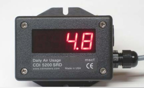 Caudalímetro volumétrico - CDI 5200 SRD - UNIVERSAL FLOW MONITORS - para aire comprimido / con visualización / a distancia