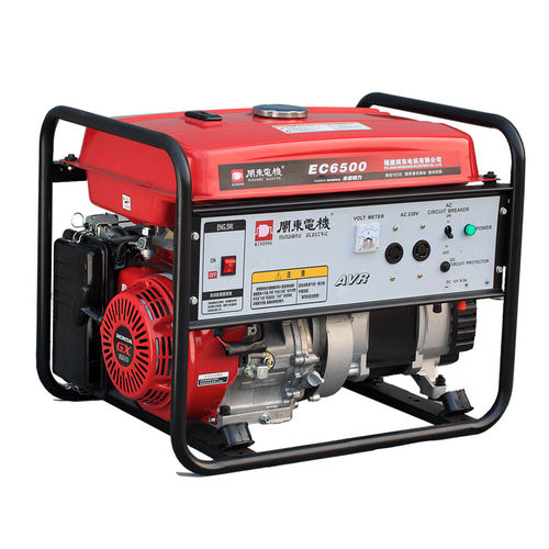 Grupo electrógeno con motor de gasolina - EC series - Fujian Mindong Electric Co., Ltd. - trifásico / monofásico / portátil