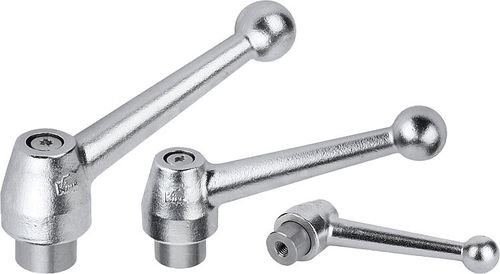 Palanca de agarre de acero - K0121 series - HEINRICH KIPP WERK GmbH & Co. KG - de acero inoxidable