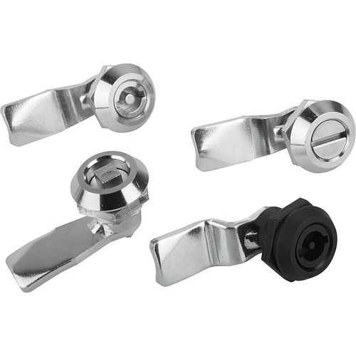 Cerradura de llave - K0522 series - HEINRICH KIPP WERK GmbH & Co. KG - de 1/4 de vuelta / para puerta / de zinc