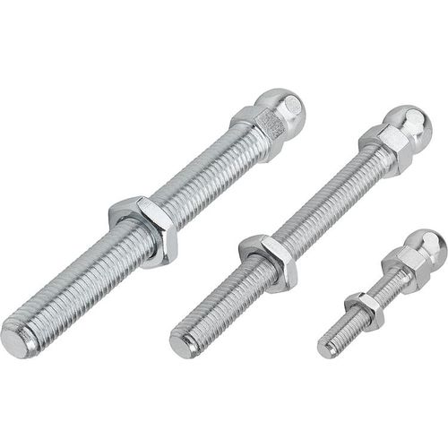 Pie de máquina - K0421 series - HEINRICH KIPP WERK GmbH & Co. KG - de acero inoxidable / de acero / de rótula
