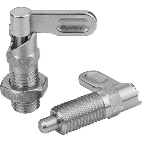 Posicionador retráctil de acero inoxidable - K1285 series - HEINRICH KIPP WERK GmbH & Co. KG