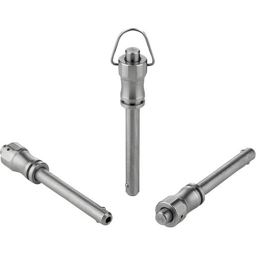 Pasador con cabeza - K0790 series - HEINRICH KIPP WERK GmbH & Co. KG - de acero inoxidable / de seguridad