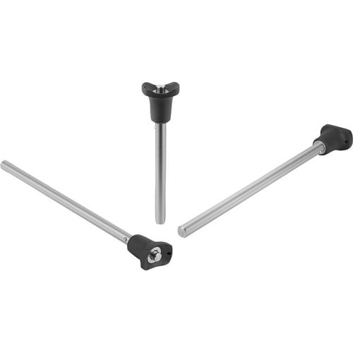Pasador con cabeza - K1415 series - HEINRICH KIPP WERK GmbH & Co. KG - de acero inoxidable / de seguridad