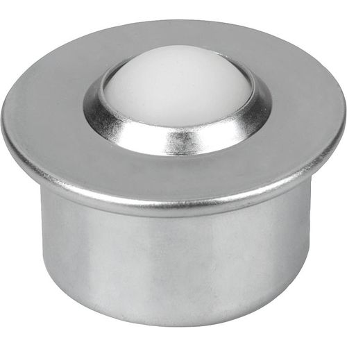 Rodillo esférico de acero inoxidable - K0761 series - HEINRICH KIPP WERK GmbH & Co. KG - de acero