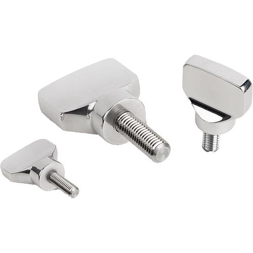 Tornillo de fijación - K1313 series - HEINRICH KIPP WERK GmbH & Co. KG - mariposa / de acero / de acero inoxidable