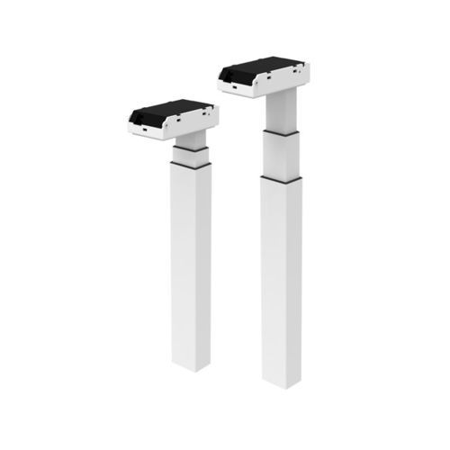 Columna eléctrica telescópica - TL10 series - TiMOTION Europe - de 3 etapas / síncrona / 24 V