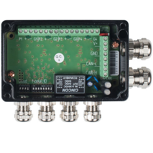 Módulo E/S analógico - µCAN.4.ai-BOX - MicroControl GmbH & Co. KG - para bus de campo / CANopen / CAN