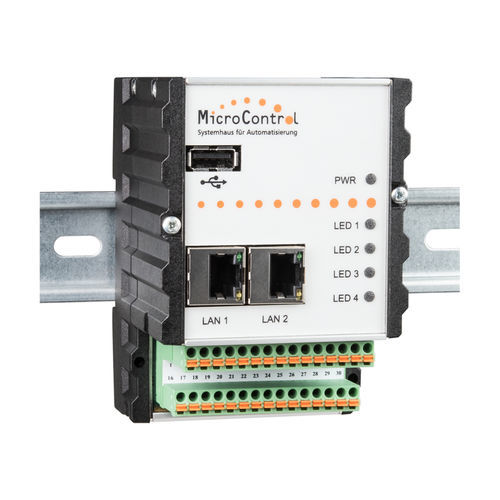 Unidad de control automática - µMIC.200 - MicroControl GmbH & Co. KG - digital / en riel DIN