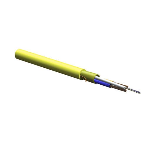 Cable óptico de datos - 002ZD8-41W01M20 - CORNING - para uso interior / de composite / azul