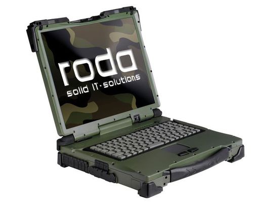 Ordenador portátil industrial - Rocky® RK9 - roda computer GmbH - Intel® Core™2 Duo / Intel® GMA 4500 MHD / MIL-STD-810G