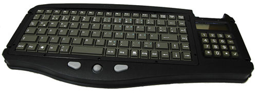 Teclado de mesa - RS232 - roda computer GmbH - 89 teclas / industrial / USB