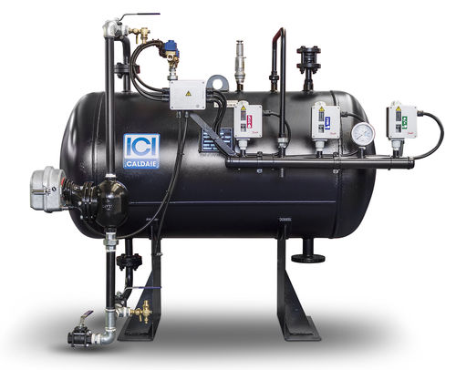 Recipiente de nitrógeno - VEO series - ICI POWERING EVOLUTION - de acero al carbono / a presión / horizontal