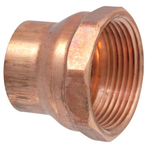 Adaptador hidráulico para tubos - Ftg x F - Wrot 903-2  - NIBCO - de reducción / hembra / de aleación