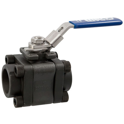 Válvula de bola - KM-590-CS-R-66-FS-LL - NIBCO - de palanca / de aislamiento / para productos químicos