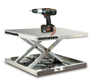 Mesa elevadora de tijera - max. 300 lb | Lift-Tool™ - SOUTHWORTH - hidráulica / estacionaria