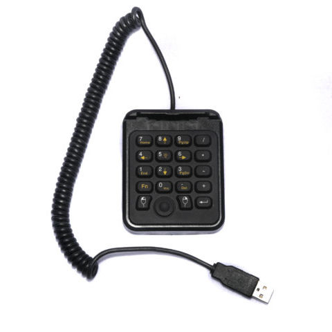 Teclado numérico 17 teclas - IK-170 - IKEY Industrial Peripherals - benchtop / de caucho de silicona / USB
