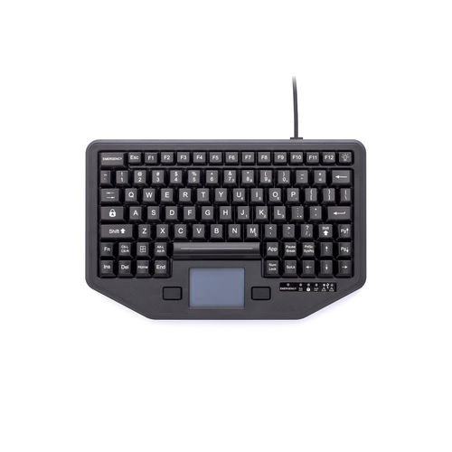 Teclado de mesa - IK-88-TP-USB - IKEY Industrial Peripherals - de tecla mecánica / 88 teclas / con alfombrilla táctil