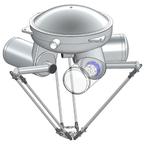 Robot delta - D4-800-HD021 - Codian Robotics - 4 ejes / pick and place / para la industria agroalimentaria